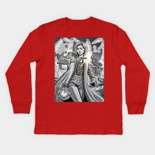 The Thirteenth Doctor Kids Long Sleeve T-Shirt